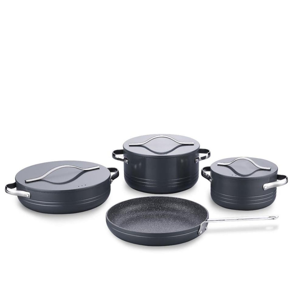 Bekleyen Urun Katalogu Korkmaz Züccaciye Korkmaz A2620-2 Linea Plus 7 Parça Tencere Seti Cosmica