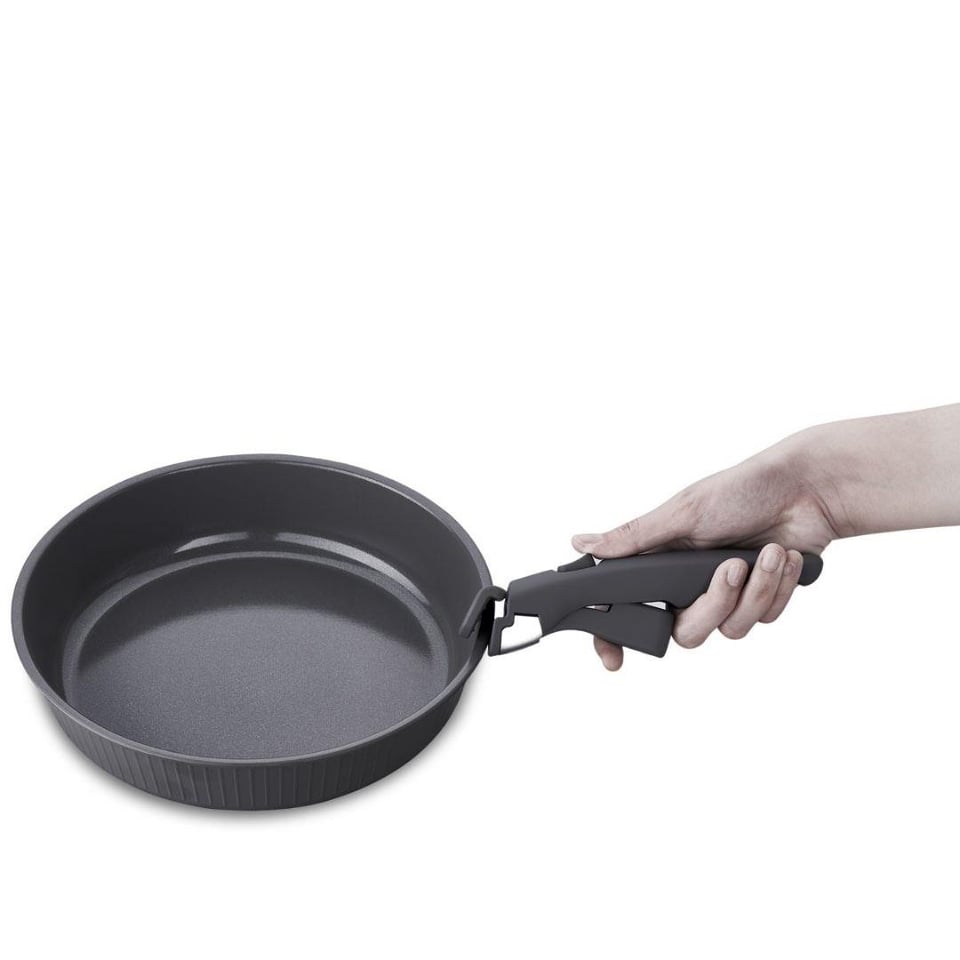 Yanmaz Yapışmaz Tencereler Korkmaz Züccaciye Korkmaz A2792-1 Nova Pratika 8 Parça Gri Tencere Seti İndüksiyon Uyumlu