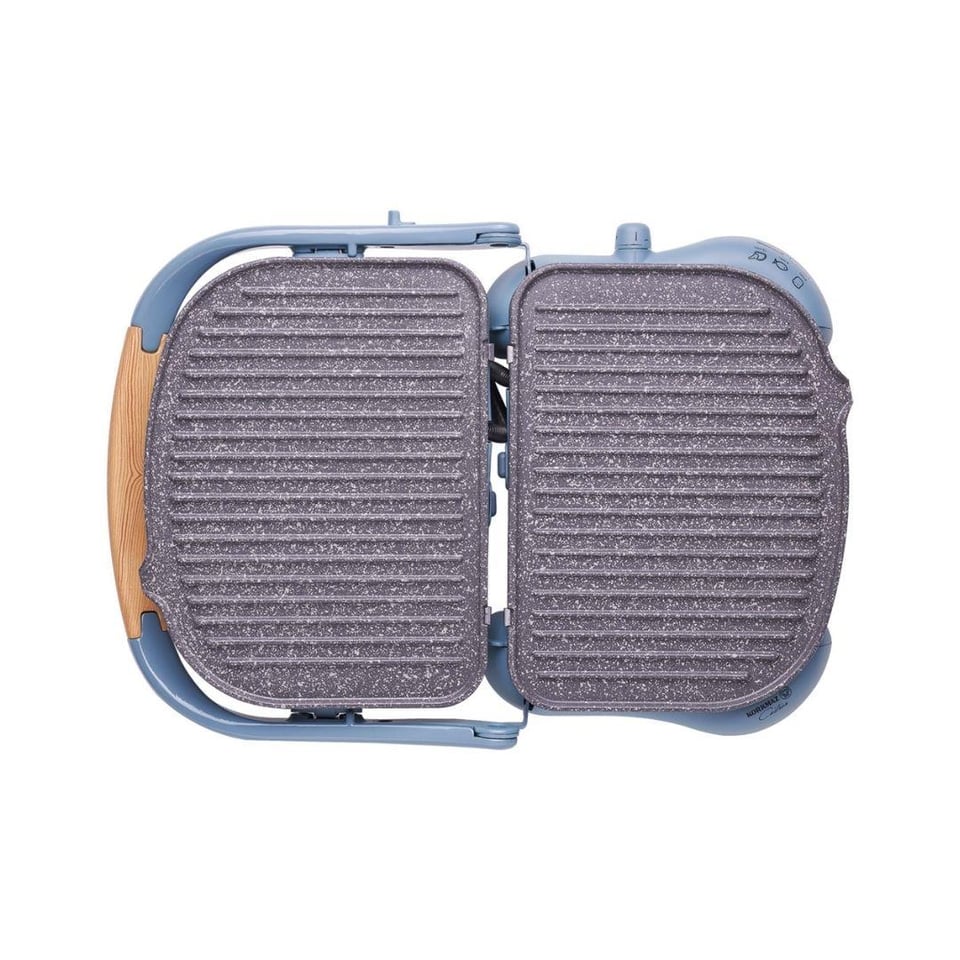Tost Makinesi Korkmaz Küçük Ev Aletleri Korkmaz A324-16 Castron Minta 1800W Seramik Kaplı Döküm Tost Makinesi Mint