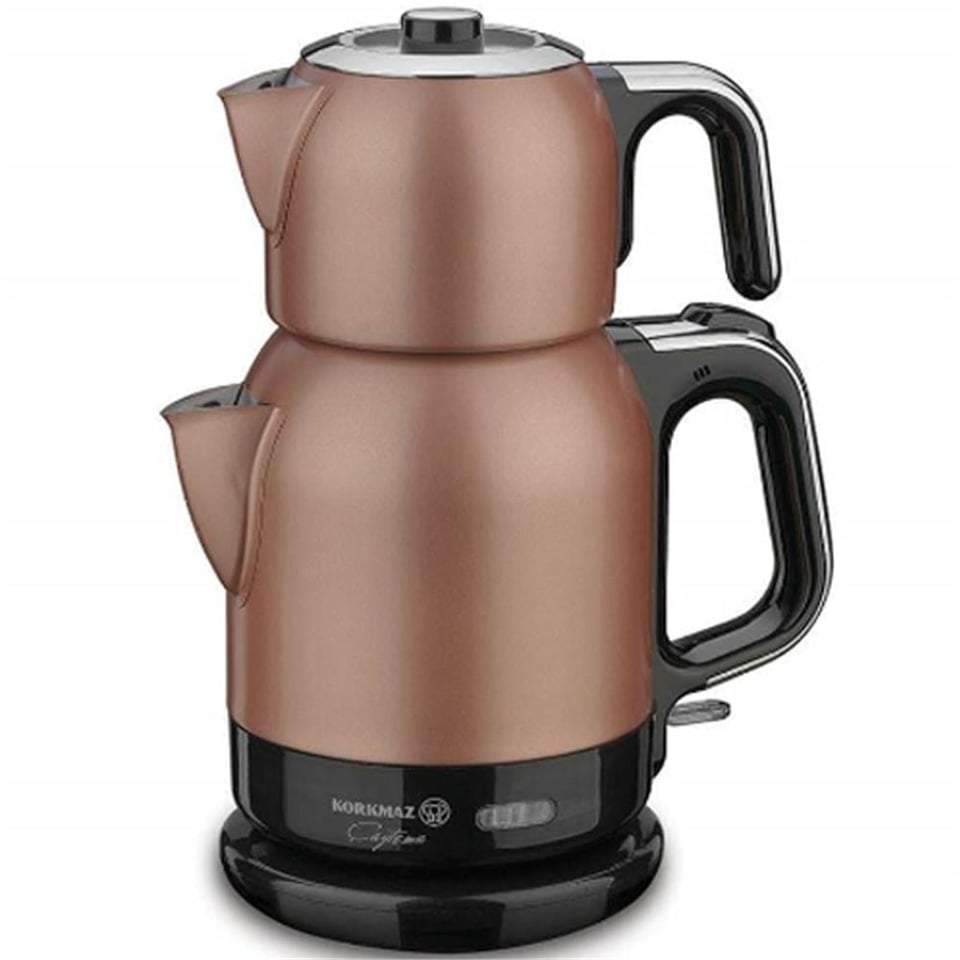Korkmaz A331-02 Çaytema Elektrikli Çaydanlık Rosa Gold