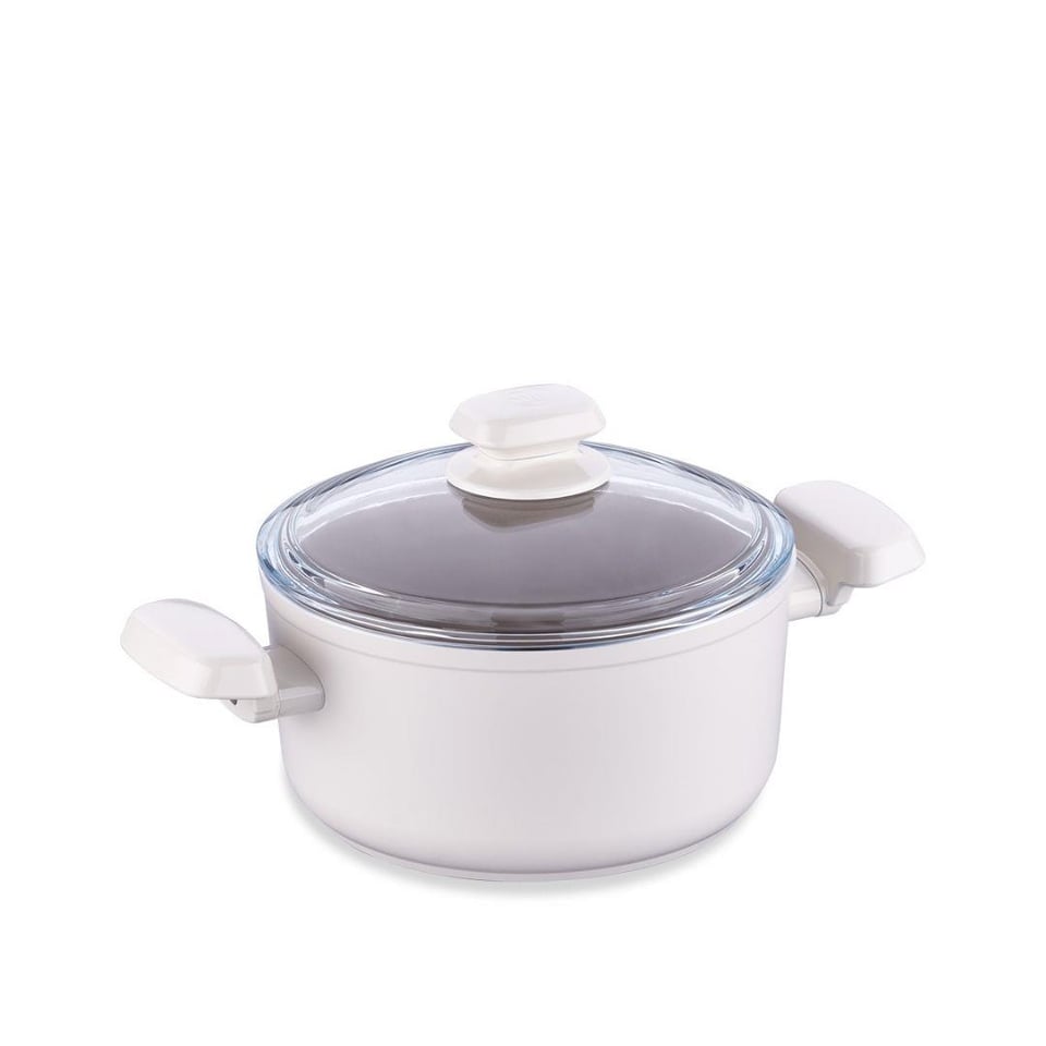 Bekleyen Urun Katalogu Korkmaz Züccaciye Korkmaz A3971 Ornella Sera Tencere 20x10,5 Vanilya