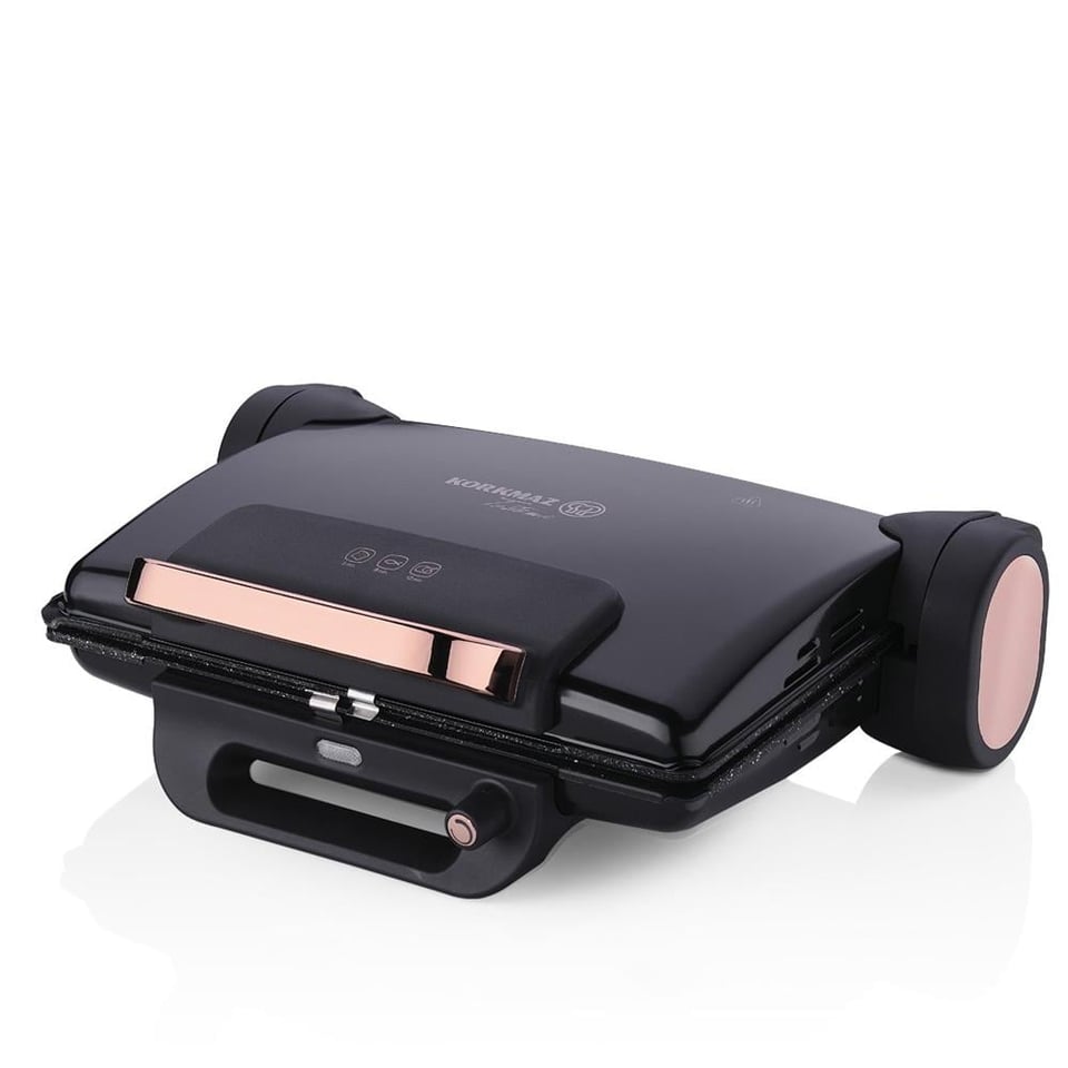 Korkmaz A811-08 Tostema Maxi Deluxe Tost Makinesi Siyah/Rosegold