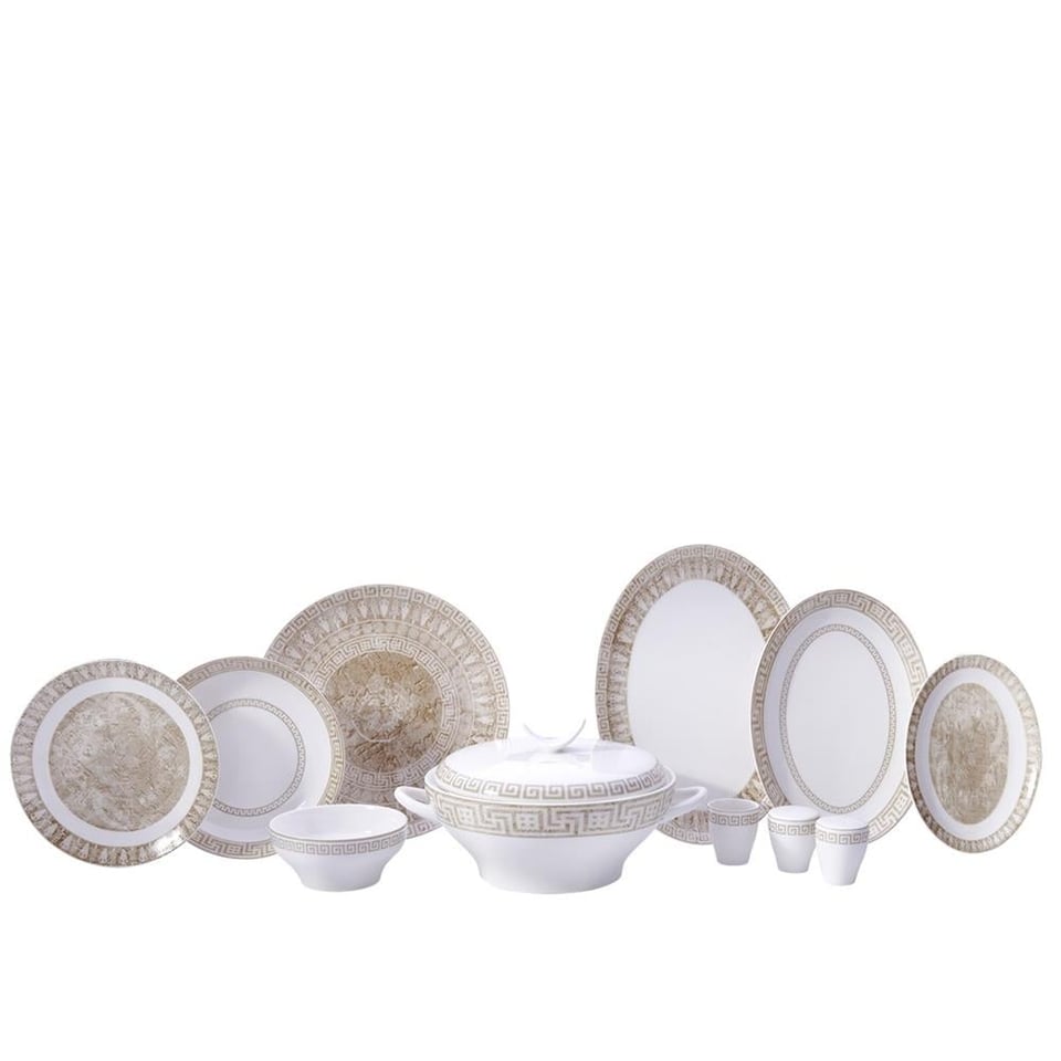 Korkmaz A8189 Lidya Coll. Oval Yuvarlak 60 P Yemek Takımı