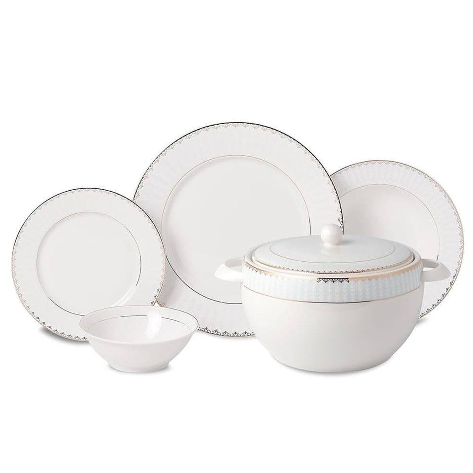 Korkmaz A8369 Perla 60 Prç.Yemek Takımı (Yuvarlak)