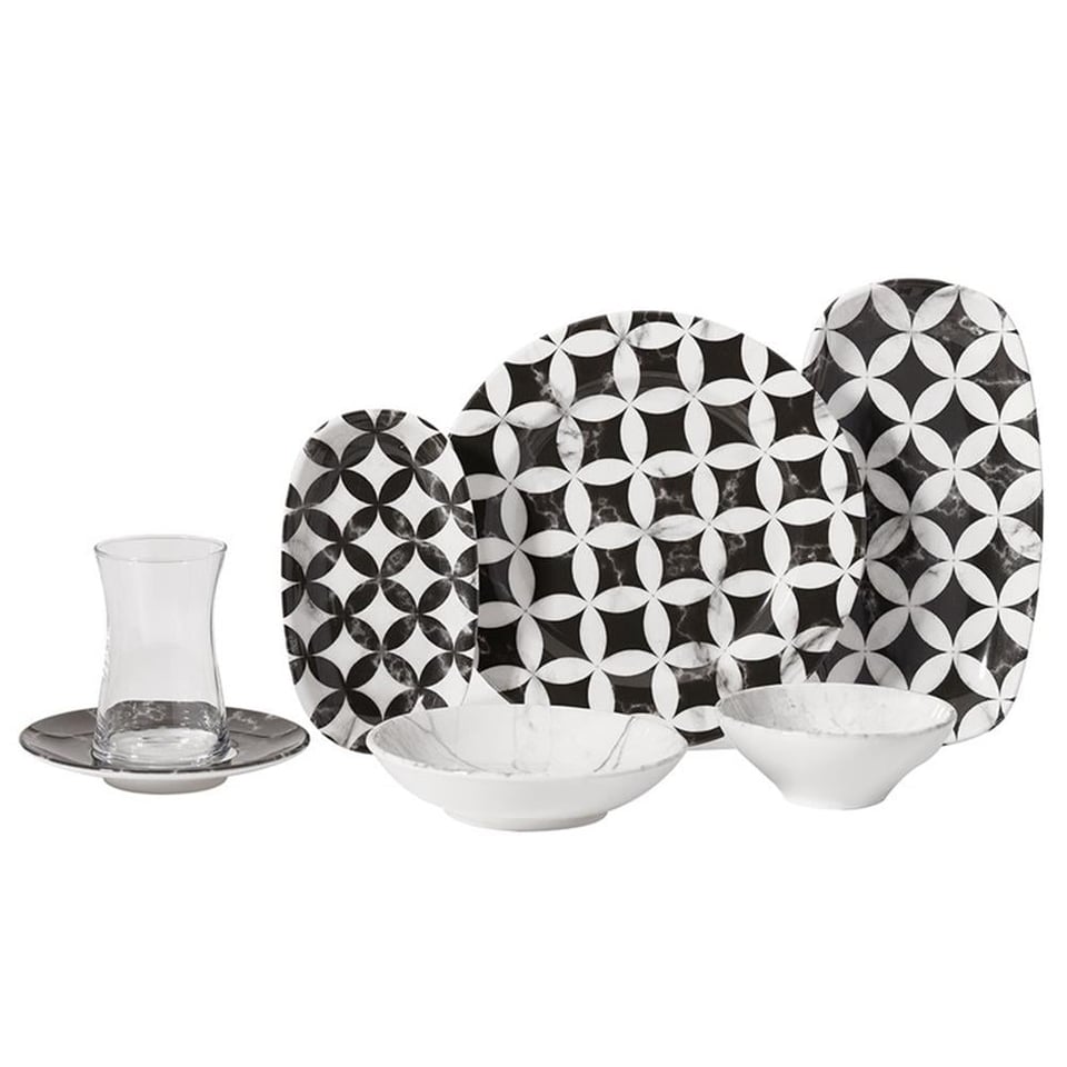 Korkmaz A8744 Doğa Coll.26 Parça Kahvaltı Takımı