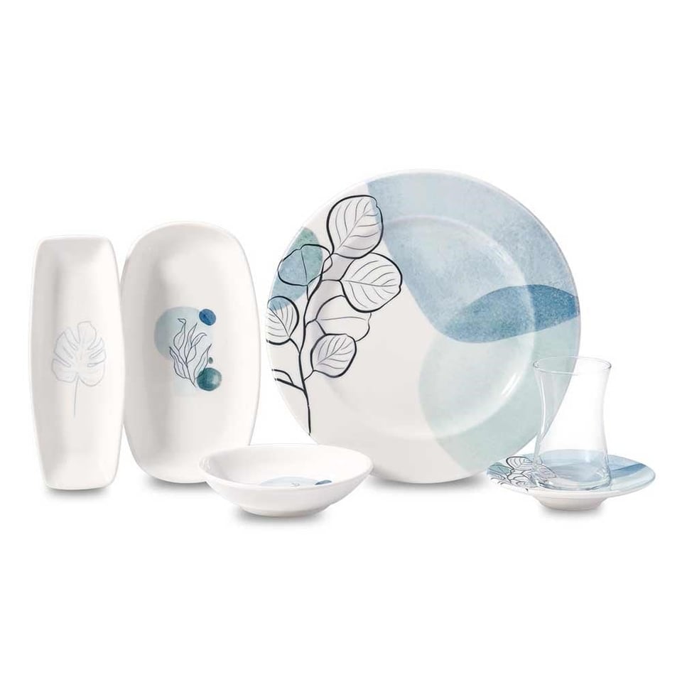 Korkmaz A8794 Natura Coll. 26 P Kahvaltı Takımı