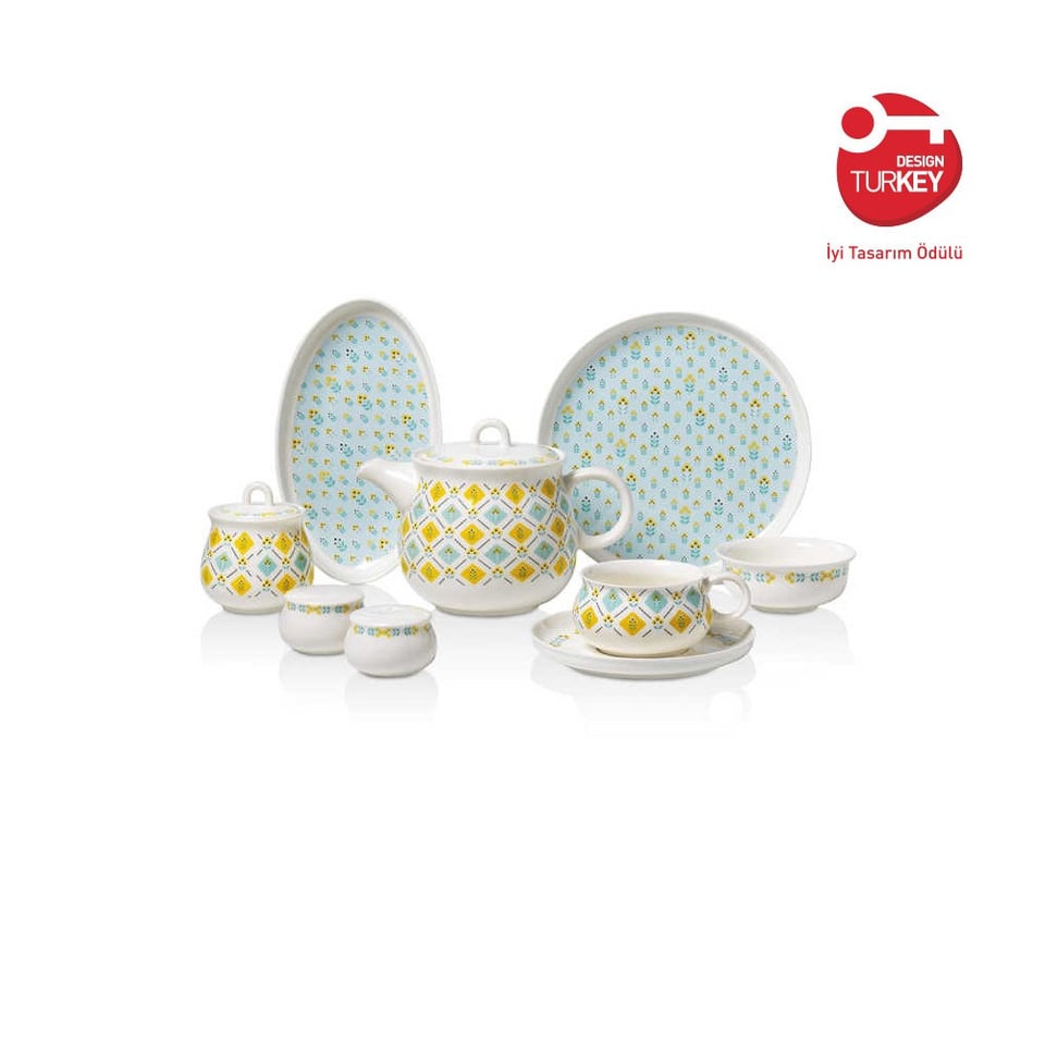 Korkmaz Aşiyan Collection 30 Parça Kahvaltı Takımı