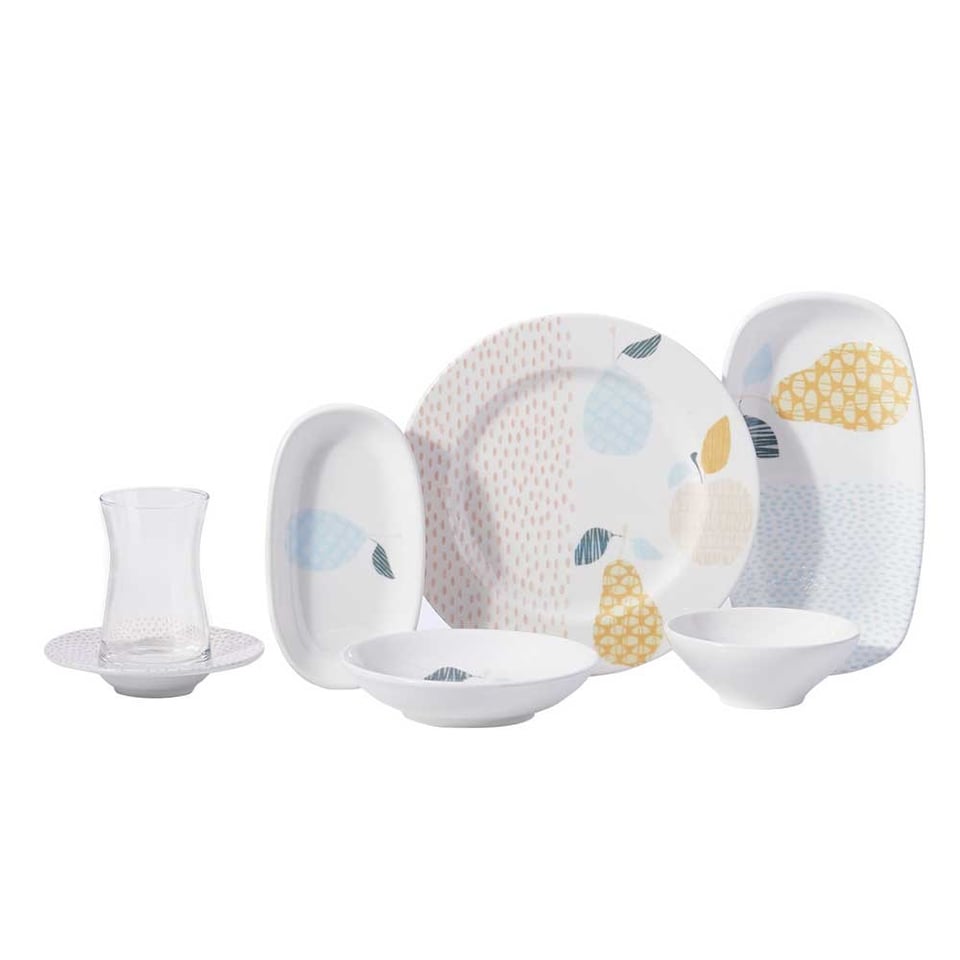 Korkmaz Doğa Collection 26 Parça Kahvaltı Takımı