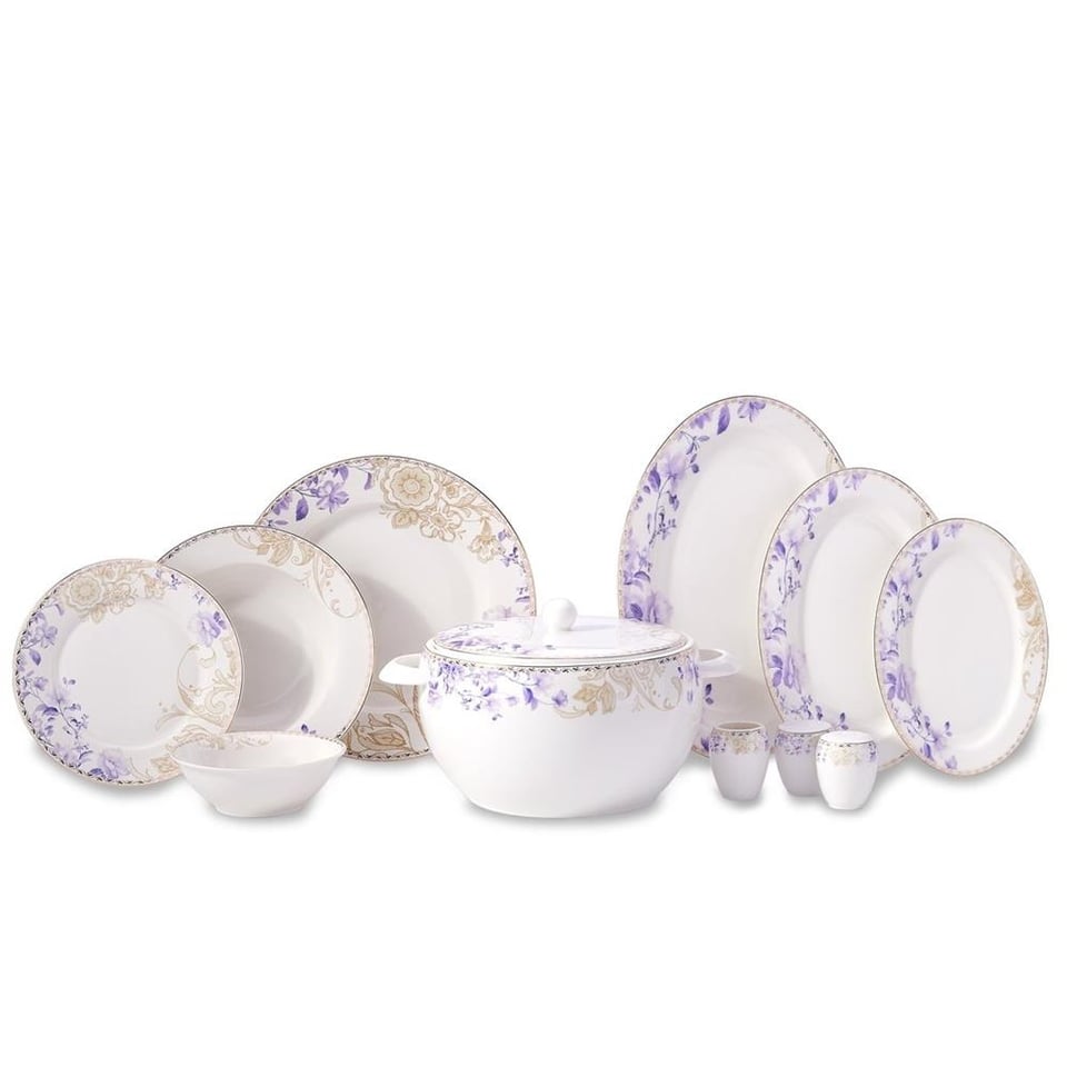Korkmaz Perla Collection 60 Parça Yuvarlak Yemek Takımı