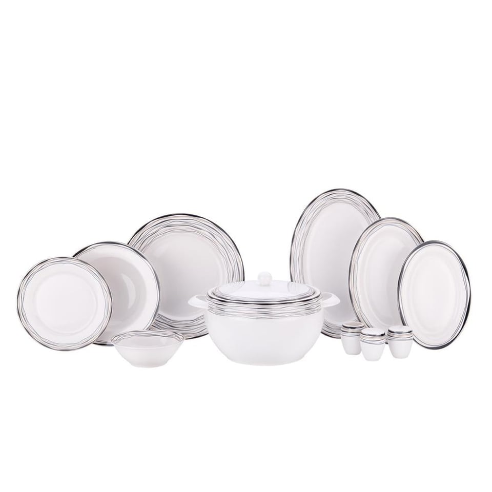 Korkmaz Perla Collection 60 Parça Yuvarlak Yemek Takımı