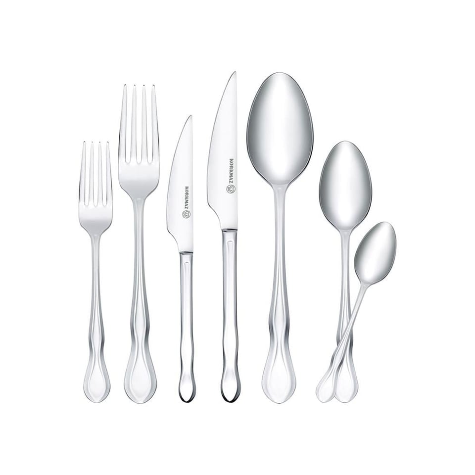 Korkmaz Silva 84 Parça Çatal Kasik Takımı