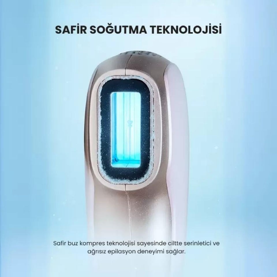 Bekleyen Urun Katalogu Mieco Mieco Sapphire Mor IPL Epilasyon Cihazı