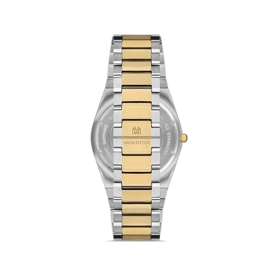 Erkek Saat Momentus Byn Momentus MM.EM345T-11SG Crown Master Kadın Kol Saati Çelik & Altın Ultra İnce