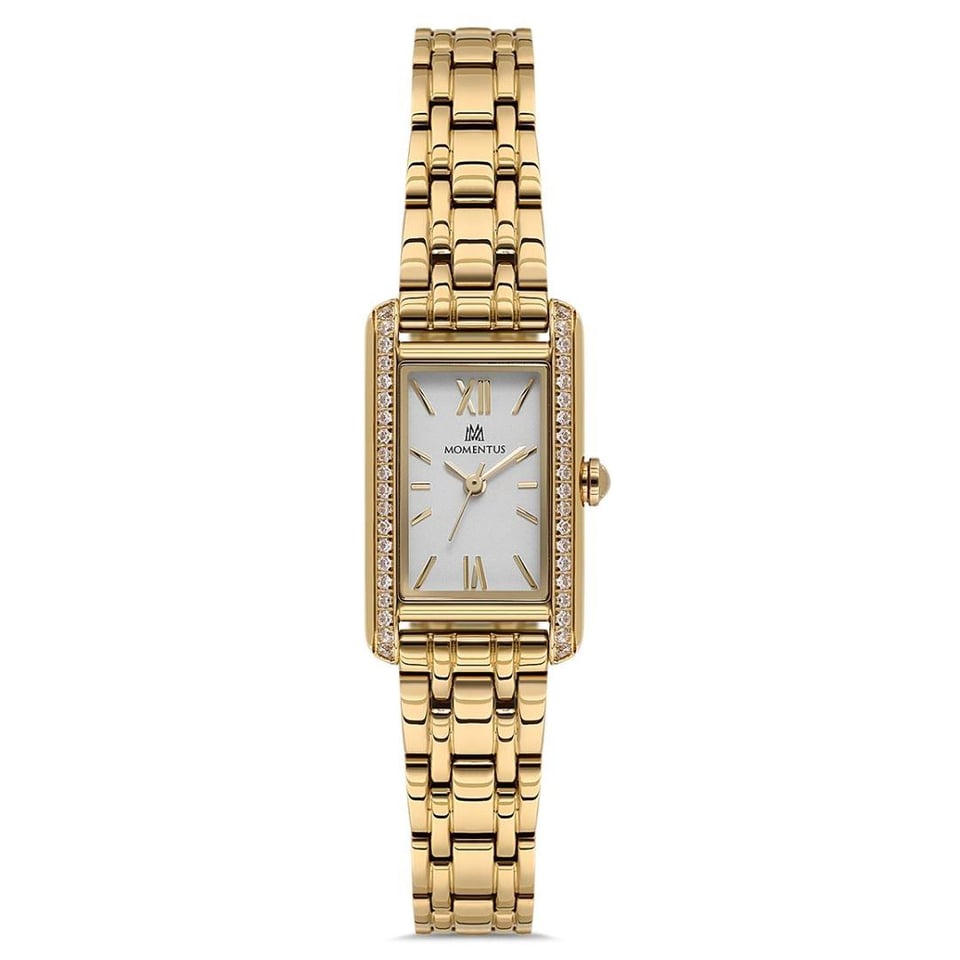 Kadın Saat Momentus Byn Momentus MM.SS278G-09SG Kadın Swarovski Taşlı Kol Saati