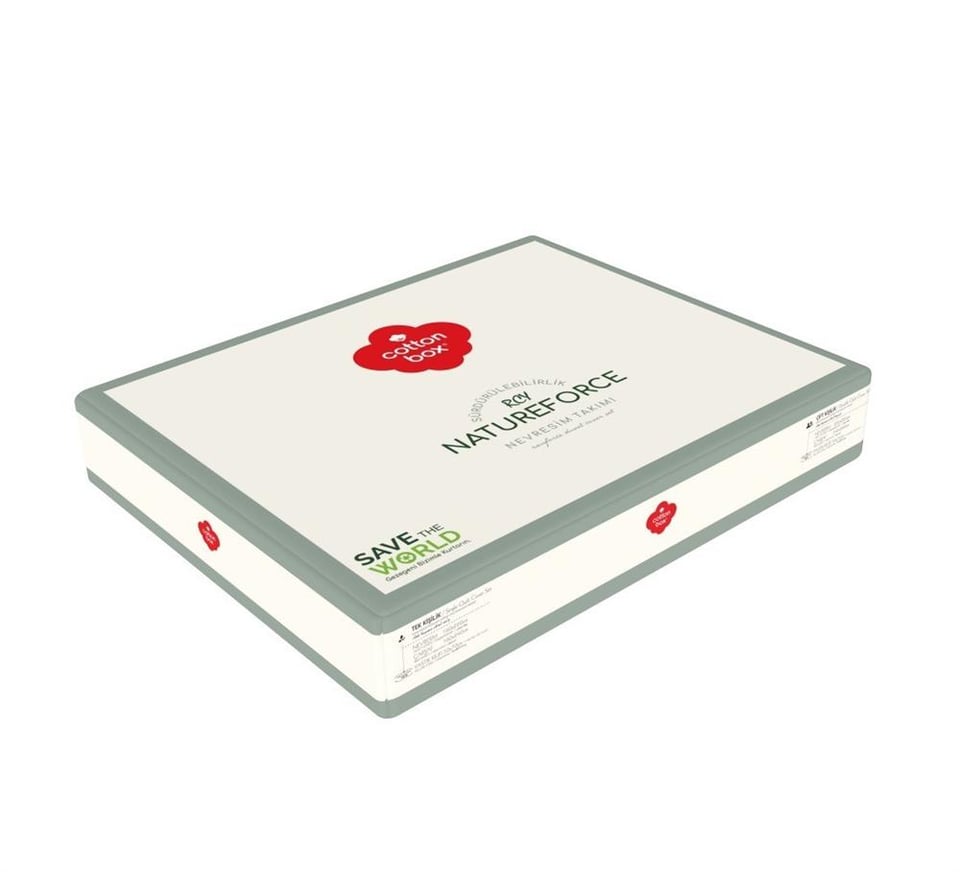 Natureforce İpliği Boyalı Tek Kişilik Nevresim Takımı Tribus Sarı