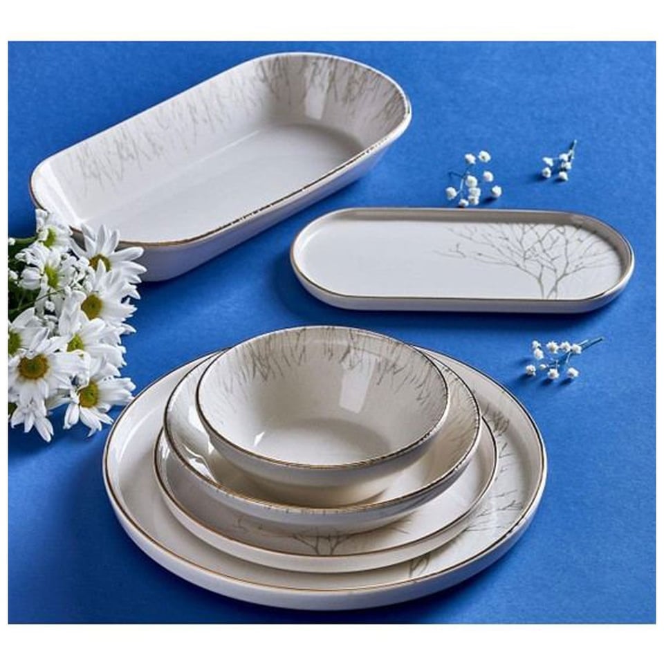 Neva N3194 Çınar Naturel 27 Prç Yemek Takımı