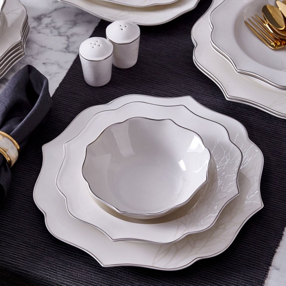Neva N3243 Yasmin Romantik 28 Parça 6 Kişilik Yemek Takımı