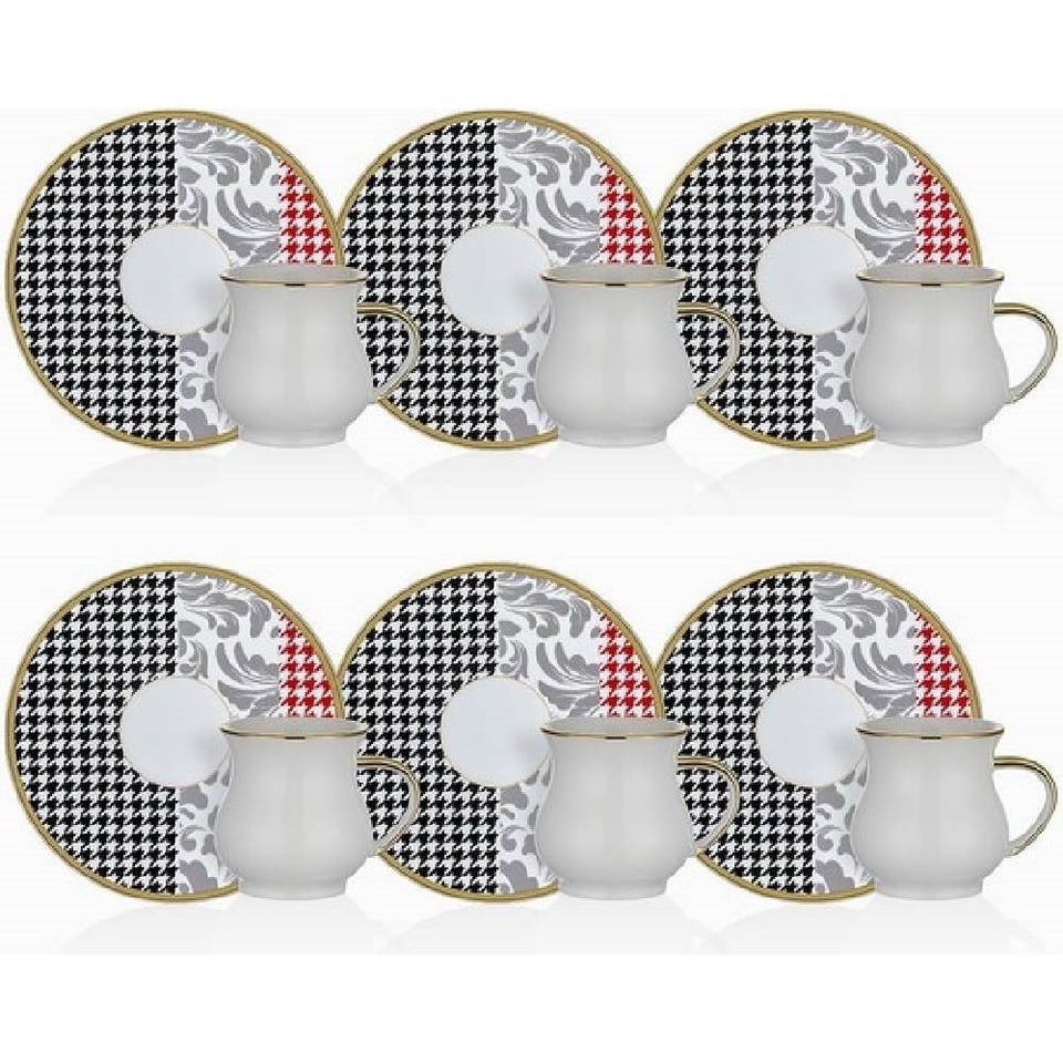 Neva N3250 Berry 6 Kişilik Kahve Fincan Takımı