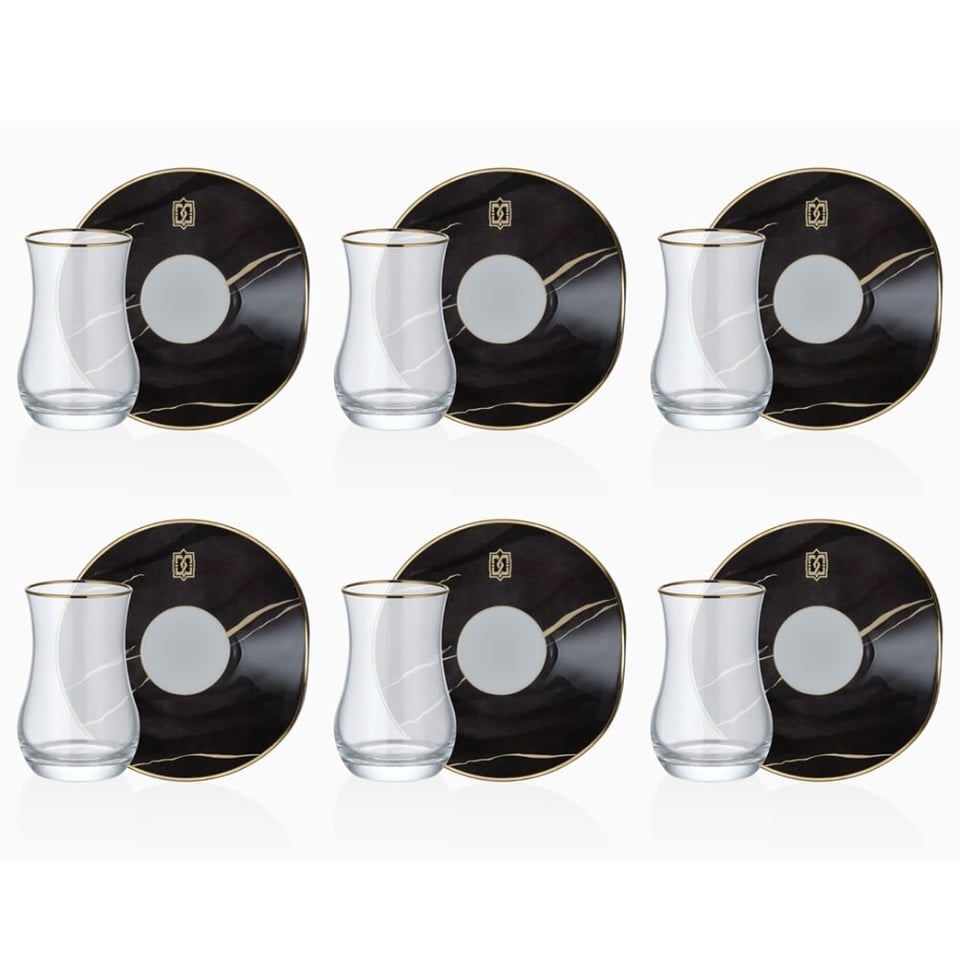 Neva N3254 Marble Plus 6 Kişilik Çay Seti