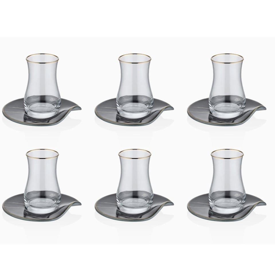 Neva N3254 Marble Plus 6 Kişilik Çay Seti