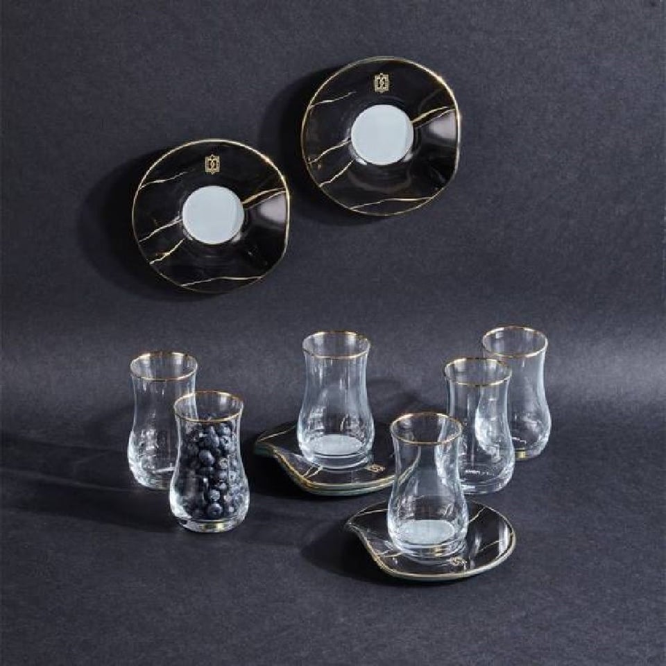 Neva N3254 Marble Plus 6 Kişilik Çay Seti