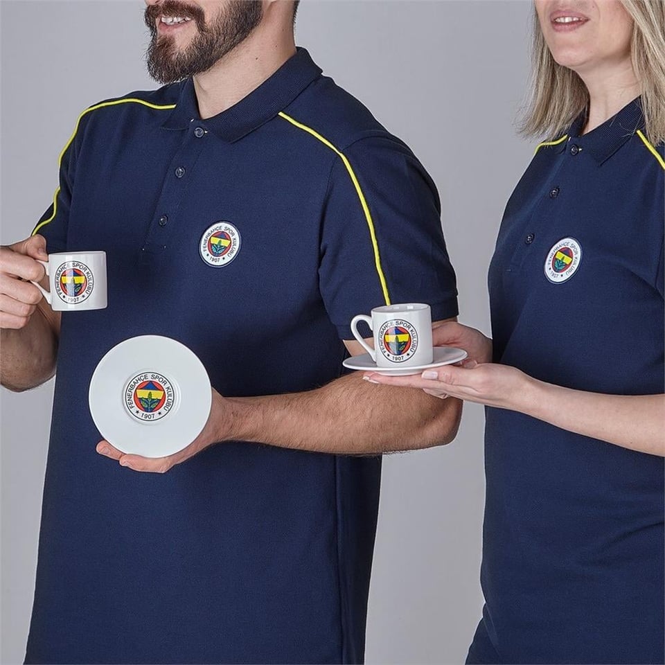 Neva N3418 Fenerbahçe Klasik Logo 2'li Kahve Fincan Takımı