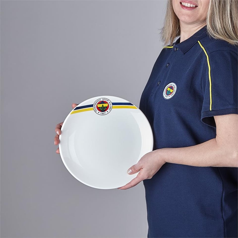 Neva N3428 Fenerbahçe Klasik Logo 2'li Servis Tabağı