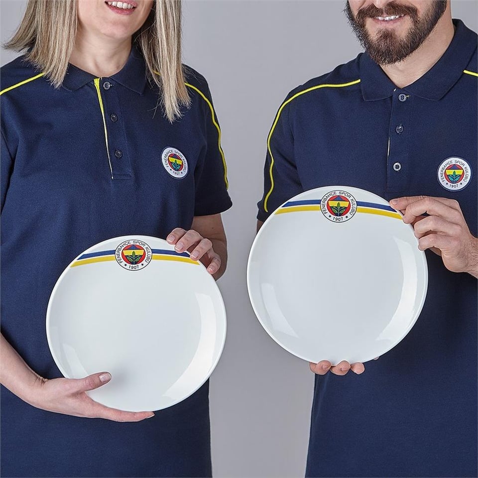 Neva N3430 Fenerbahçe Klasik Logo 2'li Pasta Tabağı