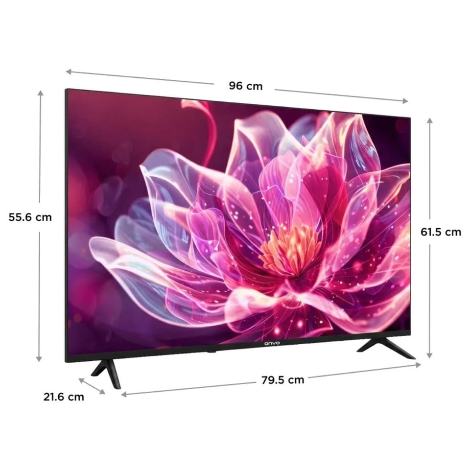 Televizyonlar Onvo ONVO 43VQ80F2FA 43 İnç 109 Ekran Full HD QLED Smart TV WhaleOS