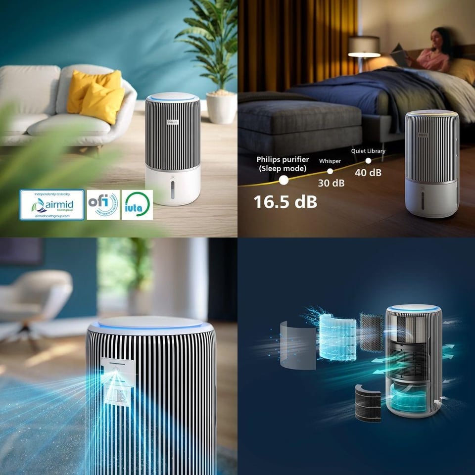 Bekleyen Urun Katalogu Philips Philips 3400 Serisi PureProtect Water AC3420/10 2in1 Hava Temizleyici