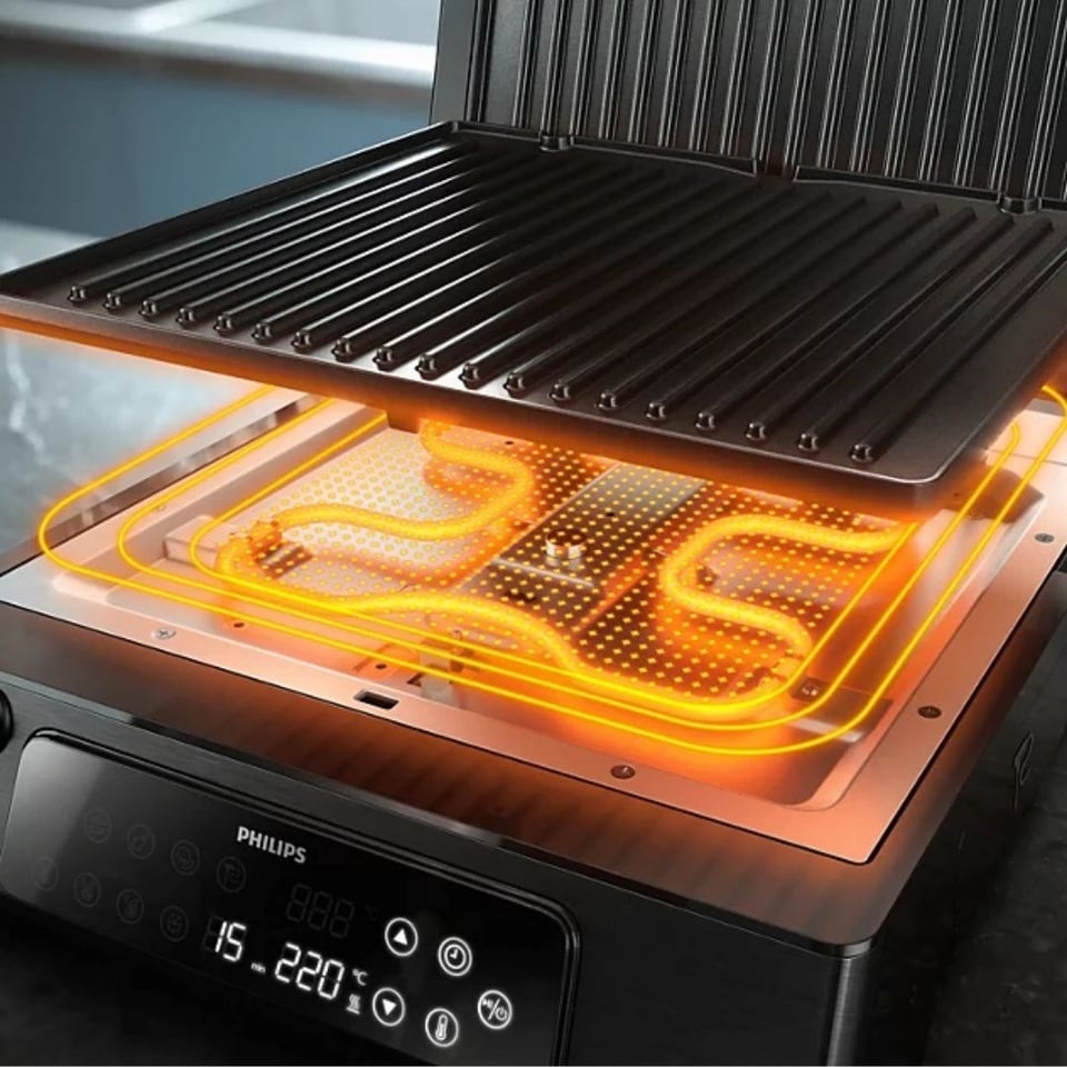 Bekleyen Urun Katalogu Philips Philips 7000 Series Contact Grill HD6307/70 2200 W Izgara ve Tost Makinesi