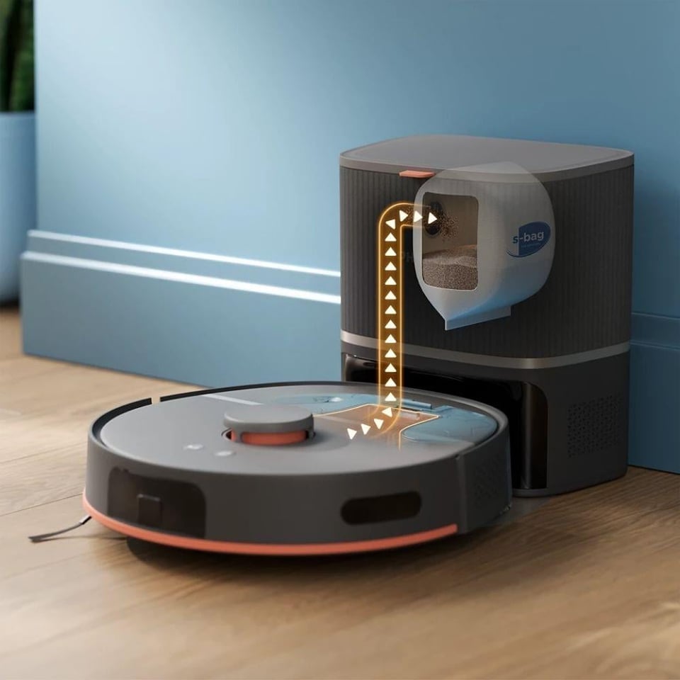 Robot Süpürgeler Philips Philips HomeRun 5000 Serisi XU5100/10 Çöp İstasyonlu Akıllı Robot Süpürge