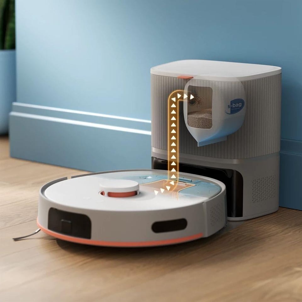 Robot Süpürgeler Philips Philips HomeRun 5000 Serisi XU5100/20 Çöp İstasyonlu Akıllı Robot Süpürge