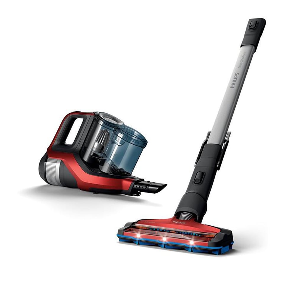 Philips XC7043/01 Şarjlı Dik Süpürge Kırmızı
