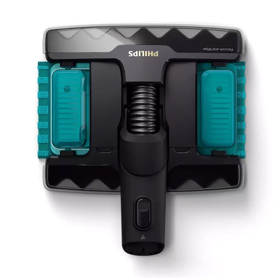 Philips XC8349/01 8000 Aqua Plus Kablosuz Şarjlı Dik Süpürge, 80 dk Kullanım Süresi, Siyah
