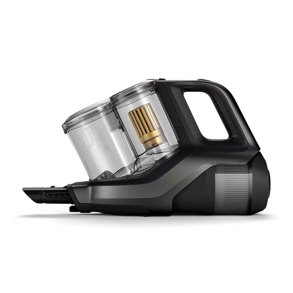 Philips XC8349/01 8000 Aqua Plus Kablosuz Şarjlı Dik Süpürge, 80 dk Kullanım Süresi, Siyah