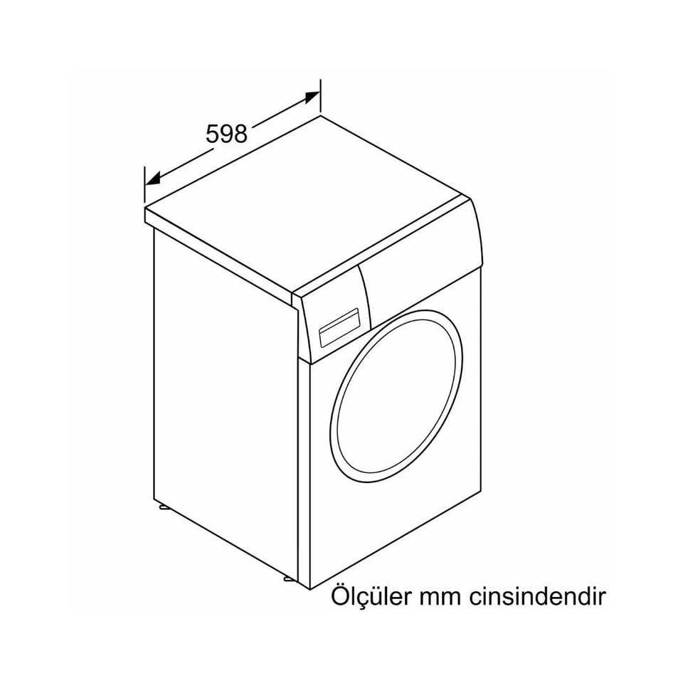 Çamaşır Makinesi Profilo Profilo CGK252ZSTR 10 Kg 1200 Devir Home Connect Gümüş Çamaşır Makinesi