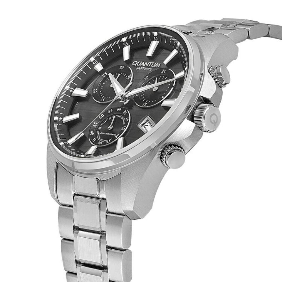 Erkek Saat Quantum Quantum PWG1122S.351 Metal Kordon Erkek Kol Saati – 43 mm