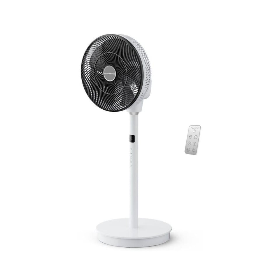 Vantilatör Rowenta Rowenta QV5040 Turbo Twist Silence 20 Hız Ayarlı Sessiz Uzaktan Kumandalı 3'ü 1 Arada Kompakt Vantilatör Beyaz