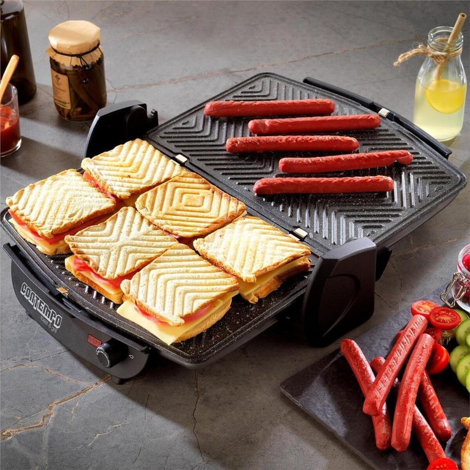 Schafer 1S098-25007-INX02 Contempo Tost Makinesi-Inox Siyah