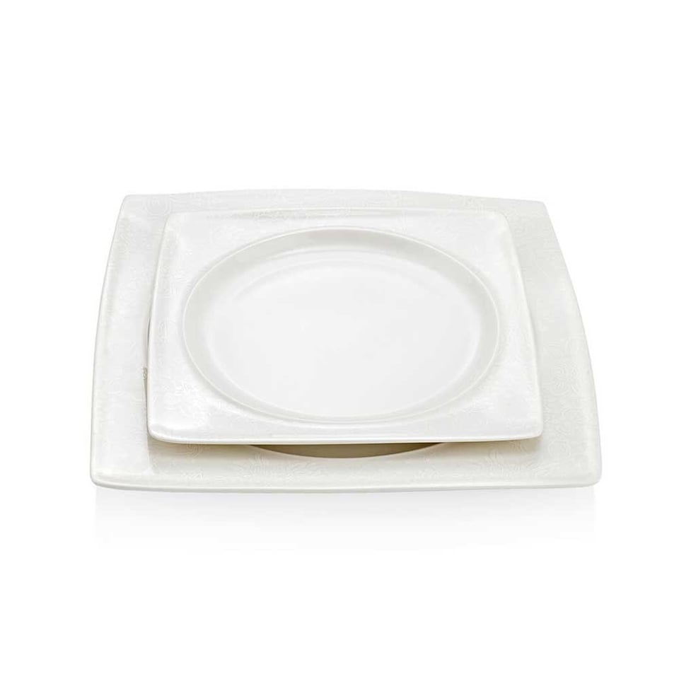 Schafer 1S2407-01001-BYZ04 Glamor Sense Yemek Takım-60 Parça-Beyaz