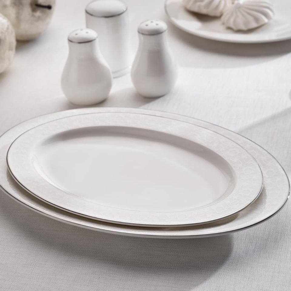 Yemek Takımları Schafer züccaciye Schafer 1S4647-01001-PLT02 Mila Yemek Takımı-56 Parça-Platin02