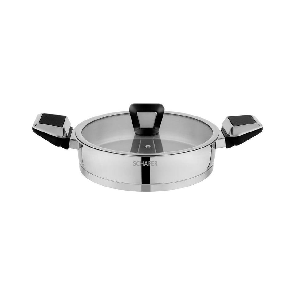 Çeyiz Setleri Schafer züccaciye Schafer 1S5712-29001-INX01 Premium Çelik Çeyiz Seti 18 Parça-Inox
