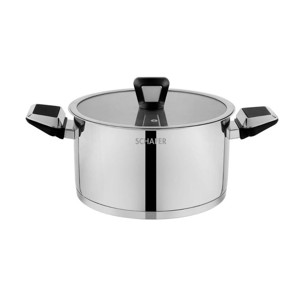Çeyiz Setleri Schafer züccaciye Schafer 1S5712-29001-INX01 Premium Çelik Çeyiz Seti 18 Parça-Inox