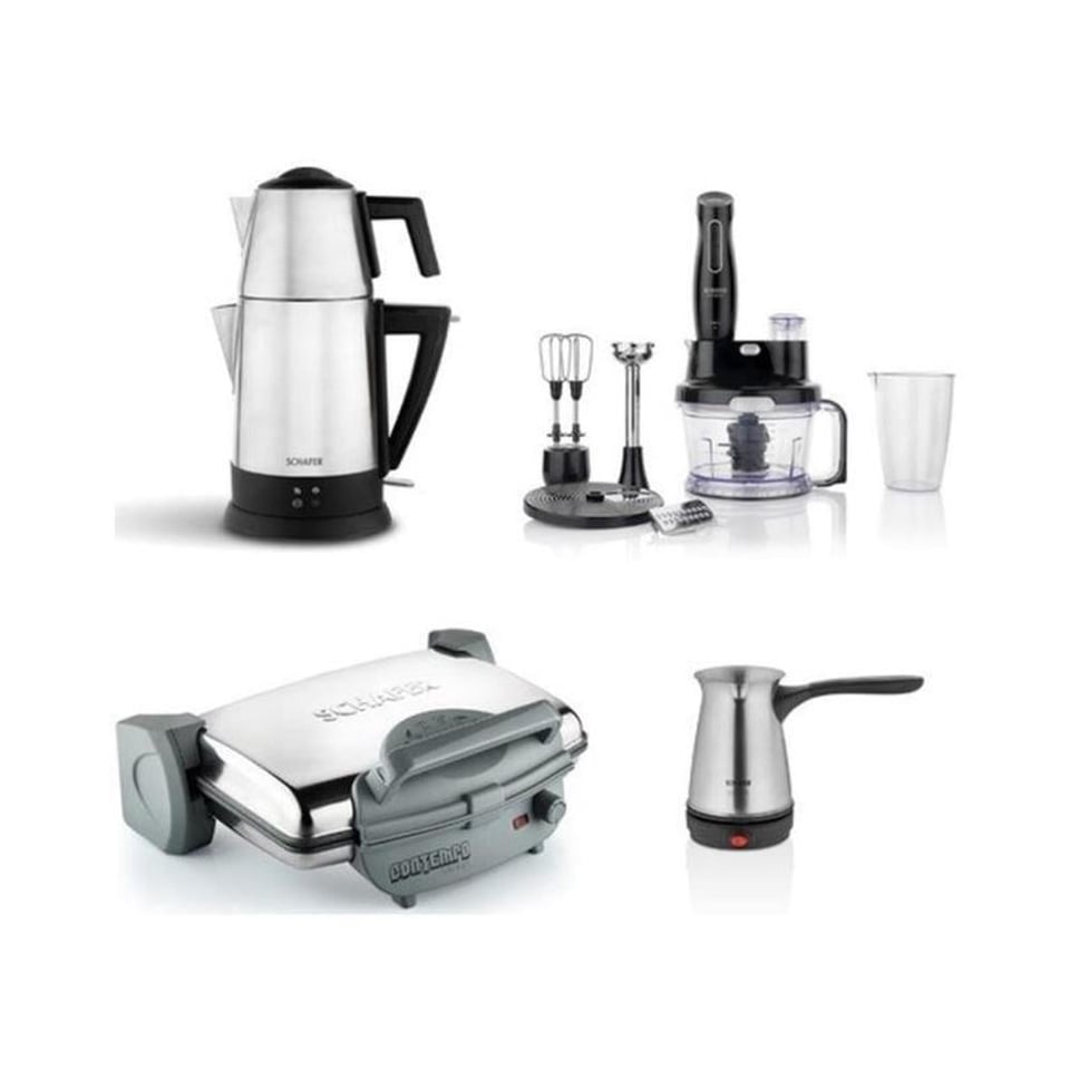 Schafer 2S184-25020-INX01 Kea Elektro Mega Ev Aletleri-4lü Set-Inox