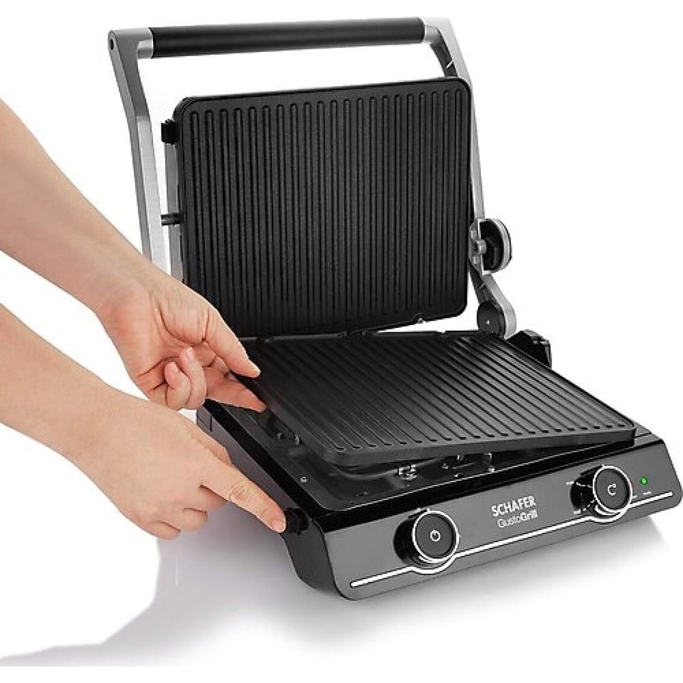 Schafer 2S251-25007-INX01 Gusto Grill Tost ve Izgara Makinesi