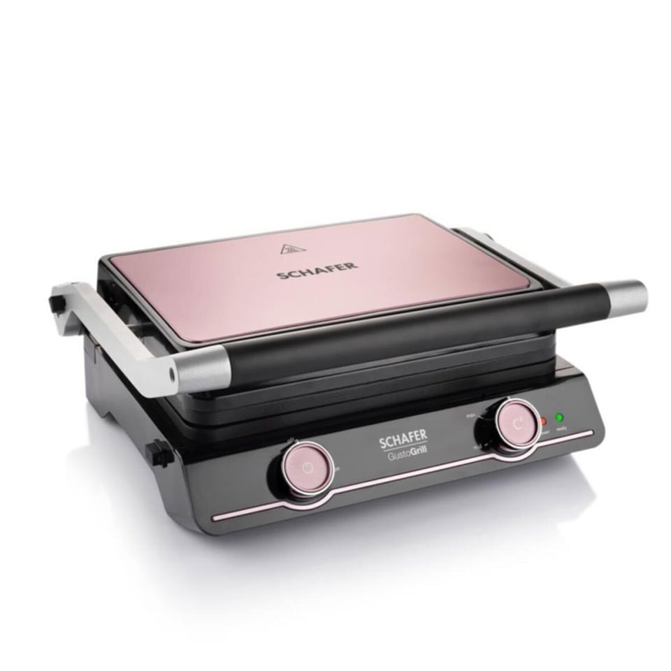 Schafer 2S251-25007-ROS01 Gusto Grill Izgara Ve Tost Makinesi-Rosegold