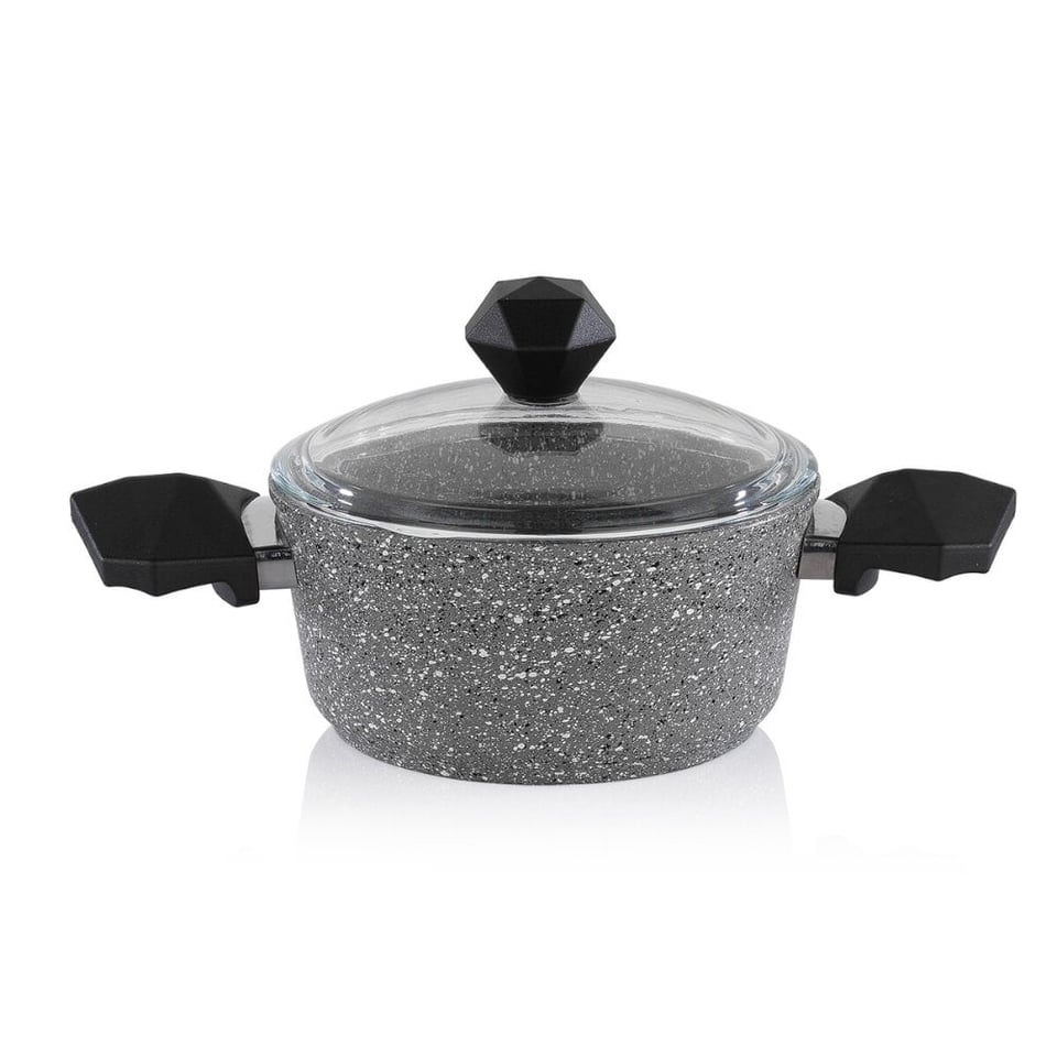 Schafer Cory Y.Y.Basık Tencere -26cm -Gri