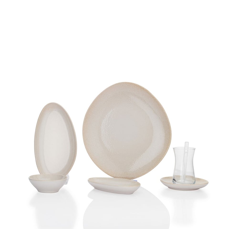 Schafer Felis Kahvaltı Takımı-32 Parça-Krem