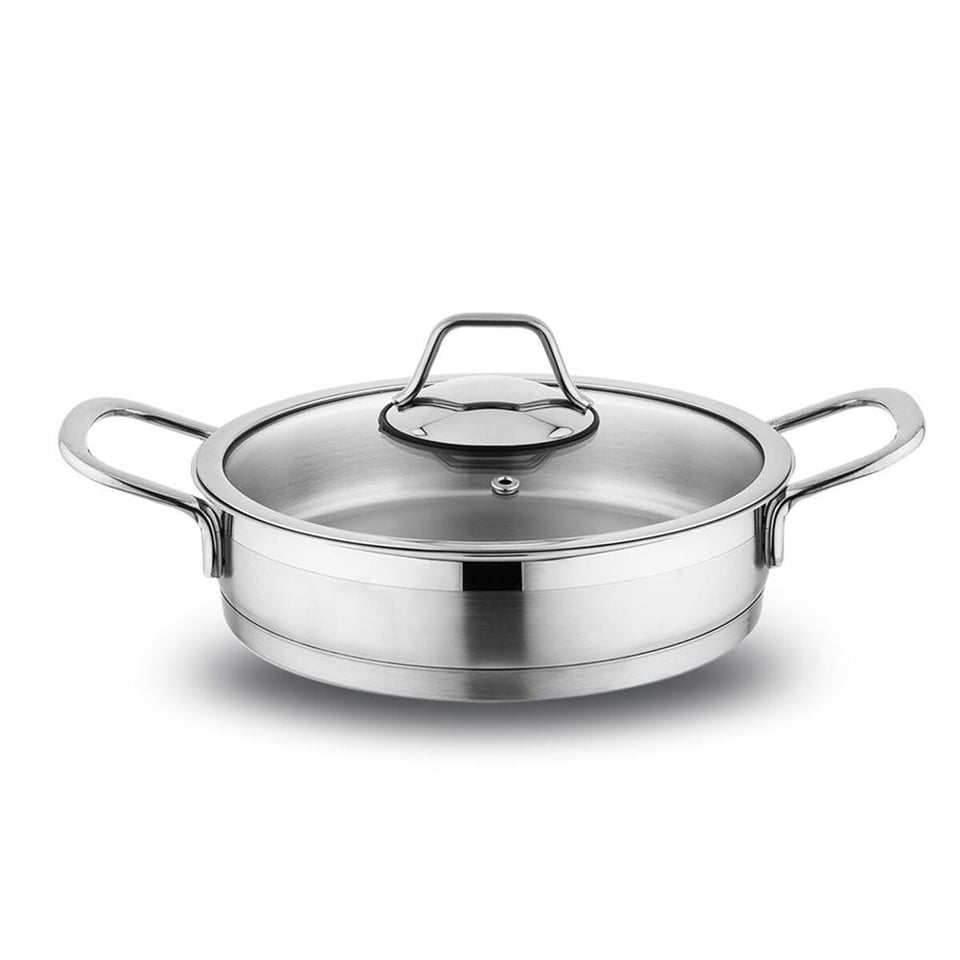Schafer Gusta Çelik Sahan Seti-6 Parça-Inox